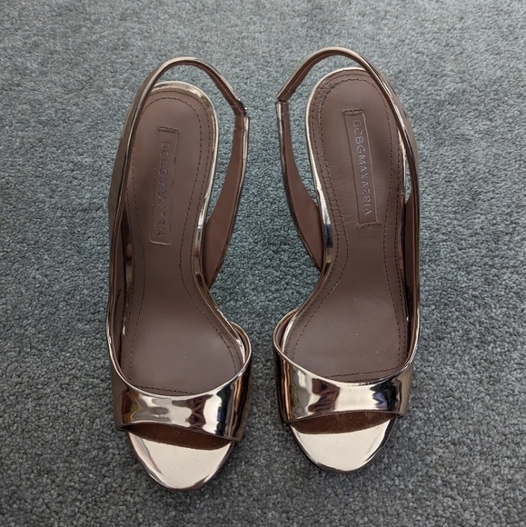 BCBG Maxazria Prue Metallic Leather Pumps size EU 36 - Picture 2 of 9